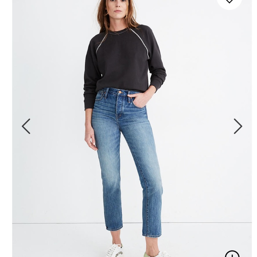 NWT Madewell Rigid Stovepipe Jeans, Portsmouth, 26